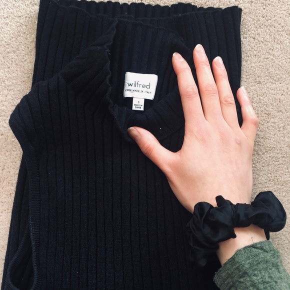 Wilfred Dresses & Skirts - SOLD Wilfred sweater sleeveless dress MIDI